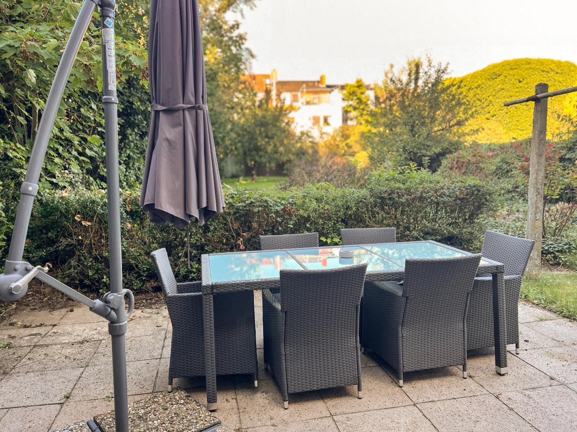 Immostay #7 -Helle Wohnung Mit Grossem Garten -4 Zimmer, Wifi & Free Parking Bremen Luaran gambar