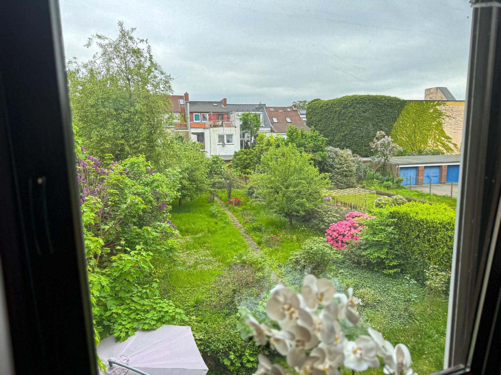 Immostay #7 -Helle Wohnung Mit Grossem Garten -4 Zimmer, Wifi & Free Parking Bremen Luaran gambar